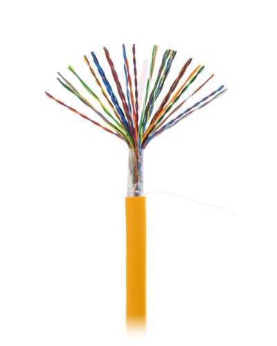 U/UTP 25pair, Cat5, In, LSZH (EC-UU025-5-LSZH-OR-3). Кабель «витая пара» (LAN) для структурированных систем связи. NETLAN в Омске