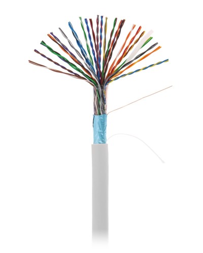 F/UTP 25pair, Cat5, In, PVC (EC-UF025-5-PVC-GY-3). Кабель «витая пара» (LAN) для структурированных систем связи. NETLAN в Омске