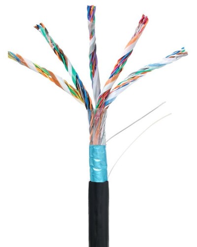 F/UTP 25pair, Cat5, Out, PE (EC-UF025-5-PE-BK-3). Кабель «витая пара» (LAN) для структурированных систем связи. NETLAN в Омске