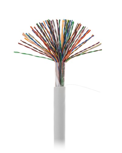 U/UTP 50pair, Cat5, In, PVC (EC-UU050-5-PVC-GY-3). Кабель «витая пара» (LAN) для структурированных систем связи. NETLAN в Омске