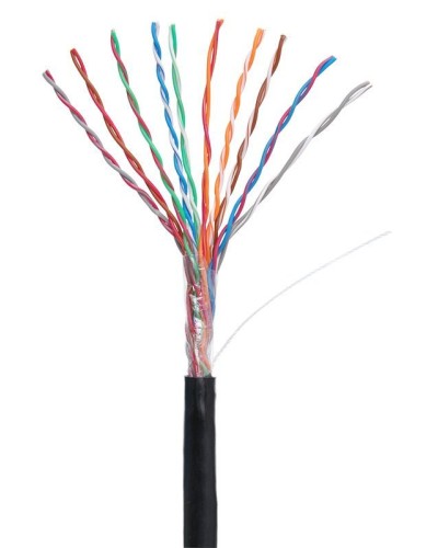 U/UTP 10pair, Cat5, Out, PE (EC-UU010-5-PE-BK-3). Кабель «витая пара» (LAN) для структурированных систем связи. NETLAN в Омске