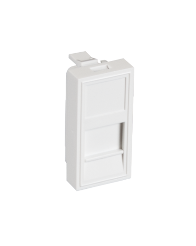 EC-IMH-1-WT-10 (10шт). Вставка 45x45 (Mosaic) для 1 модуля Keystone Jack. NETLAN в Омске