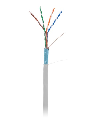 F/UTP 4pair, Cat5e, In, PVC (EC-UF004-5E-PVC-GY). Кабель «витая пара» (LAN) для структурированных систем связи. NETLAN в Омске