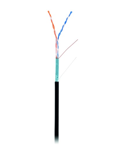 F/UTP 2pair, Cat5, Out, PE (EC-UF002-5-PE-BK). Кабель «витая пара» (LAN) для структурированных систем связи. NETLAN в Омске
