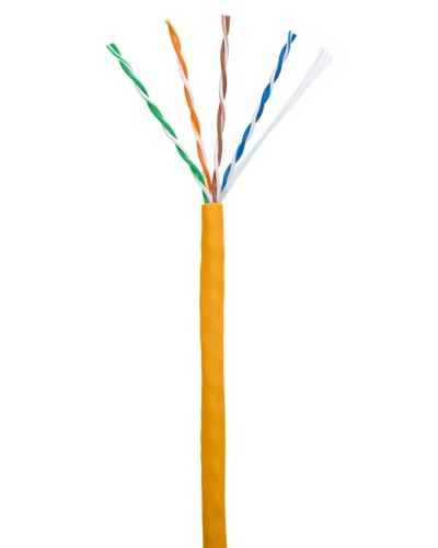 U/UTP 4pair, Cat5e, In, LSZH (EC-UU004-5E-LSZH-OR-1). Кабель «витая пара» (LAN) для структурированных систем связи. NETLAN в Омске