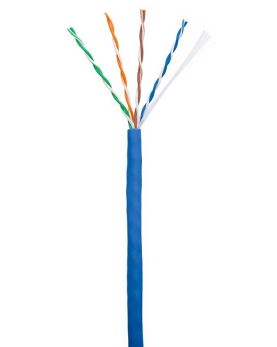 U/UTP 4pair, Cat5e, In, PVC (EC-UU004-5E-PVC-BL). Кабель «витая пара» (LAN) для структурированных систем связи. NETLAN в Омске