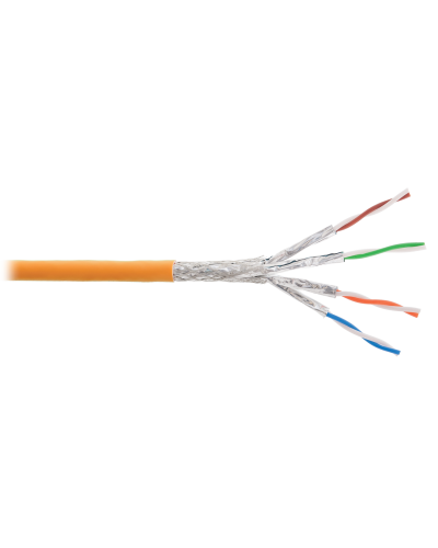 S/FTP, 4pair, Cat.6a, Solid, In, LSZH (NKL 9355C-OR). Кабель «витая пара» (LAN) для структурированных систем связи. NIKOLAN в Омске