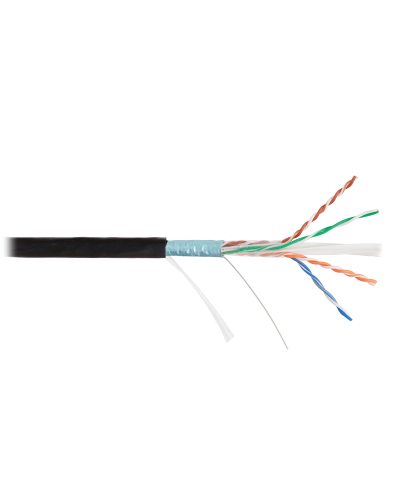 F/UTP 4pair, Cat6, Solid, Out, PVC (NMC 4240B-BK). Кабель «витая пара» (LAN) для структурированных систем связи. NIKOMAX в Омске