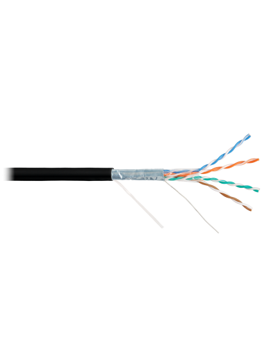 F/UTP 4pair, Cat5e, Solid, In/Out, нг(А)-HF (NMC 9200C-BK). Кабель «витая пара» (LAN) для структурированных систем связи. NIKOMAX в Омске