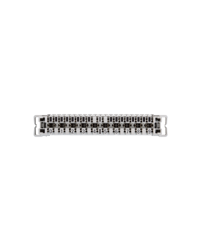 NMC-PL10-CC-10 (10 шт). Плинт неразмыкаемый, (0...9), крепление под кронштейн. NIKOMAX в Омске