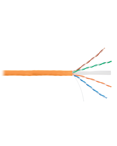 U/UTP 4pair, Cat6, Solid, In, нг(А)-HF (NMC 9140C-OR). Кабель «витая пара» (LAN) для структурированных систем связи. NIKOMAX в Омске