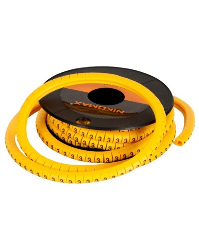 NMC-CMR-3-YL-500 (500шт). Маркер кабельный. NIKOMAX в Омске