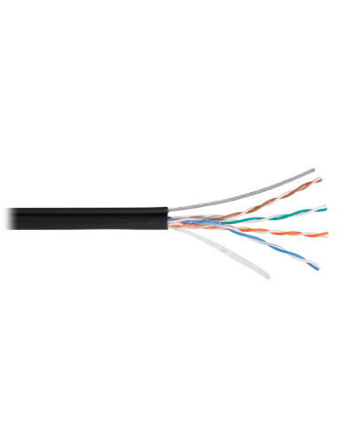 U/UTP 4pair, Cat5e, Solid, Out, SW, PVC (NMC 4805B-BK). Кабель «витая пара» (LAN) для структурированных систем связи. NIKOMAX в Омске