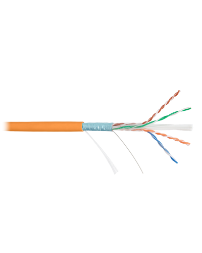 F/UTP 4pair, Cat6, Solid, In/Out, нг(А)-HF (NMC 9240C-OR). Кабель «витая пара» (LAN) для структурированных систем связи. NIKOMAX в Омске