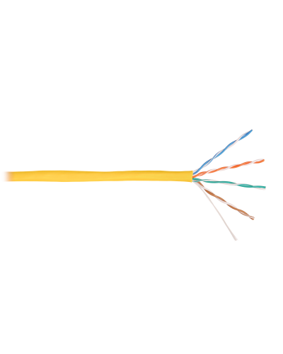 U/UTP 4pair, Cat5e, Solid, In, PVC (NMC 4100A-YL). Кабель «витая пара» (LAN) для структурированных систем связи. NIKOMAX в Омске