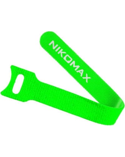 NMC-CTV150-12-SB-GN-10 (10шт). Стяжка-липучка с мягкой пряжкой. NIKOMAX в Омске