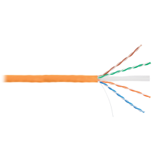 U/UTP 4pair, Cat6a, Solid, In, нг(А)-HF (NMC 4155C-OR). Кабель «витая пара» (LAN) для структурированных систем связи. NIKOMAX