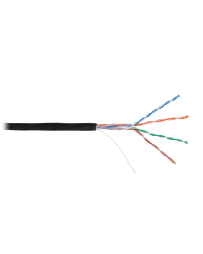 U/UTP 4pair, Cat5e, Solid, Out, PVC (NMC 9100B-BK). Кабель «витая пара» (LAN) для структурированных систем связи. NIKOMAX в Омске