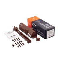 НОРА-М 4ST (коричневый). Доводчик дверной морозостойкий. NORA-M