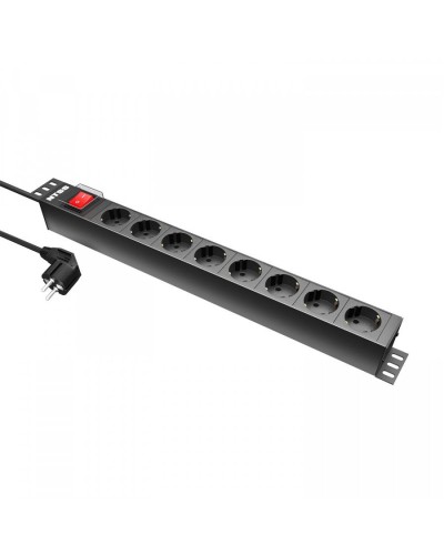 NTSS-PDU-DA2034 гор.размещ. 8xSchuko базовые 16A Schuko 1.8м. Блок розеток 19. NTSS в Омске