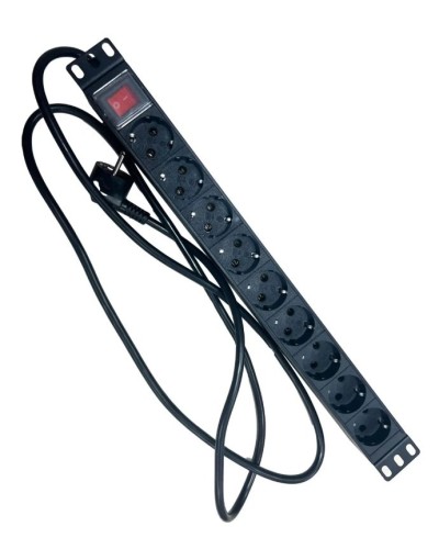 NTSS-PDU-DA2036 гор.размещ. 9xSchuko базовые 16A Schuko 2м. Блок розеток 19. NTSS в Омске