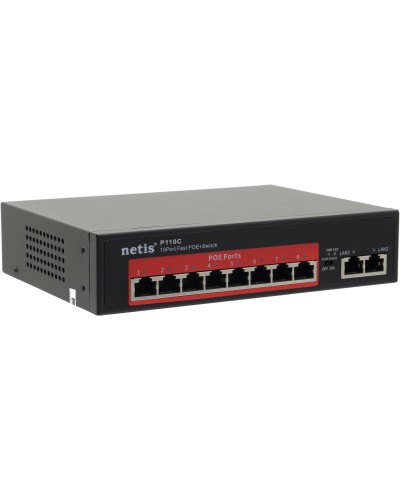 Netis P110C. Коммутатор сетевой PoE неуправляемый. Netis в Омске