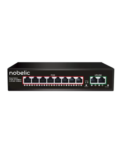 NBLS-1008P. Коммутатор неуправляемый 8-портовый. Nobelic в Омске