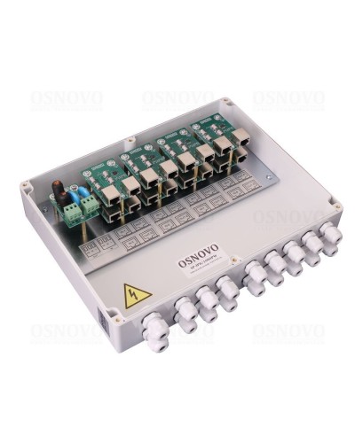 SP-IP8/1000PW. Устройство грозозащиты цепей Ethernet. OSNOVO в Омске