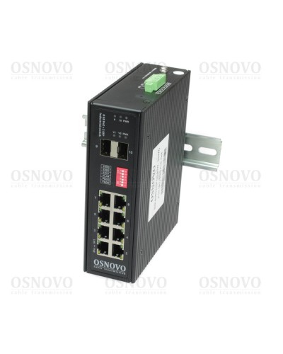 SW-80802/I(Port 90W, 300W). Коммутатор с PoE. OSNOVO в Омске
