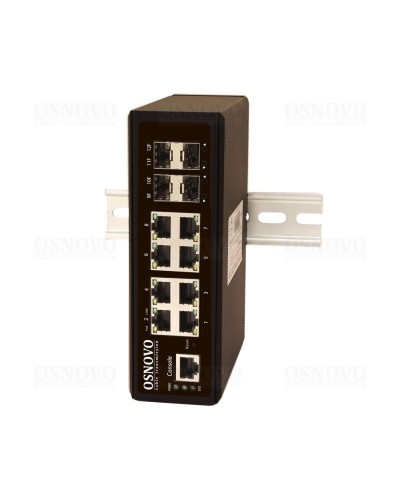 SW-70804/IL. Промышленный коммутатор Gigabit Ethernet на 12 портов. OSNOVO в Омске