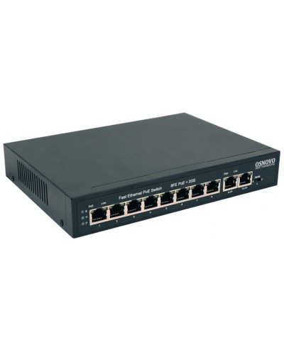 SW-20820(120W). Коммутатор 10-портовый  Gigabit Ethernet с PoE. OSNOVO в Омске