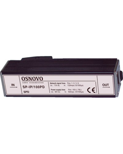 SP-IP/100PD. Устройство грозозащиты цепей Ethernet. OSNOVO в Омске