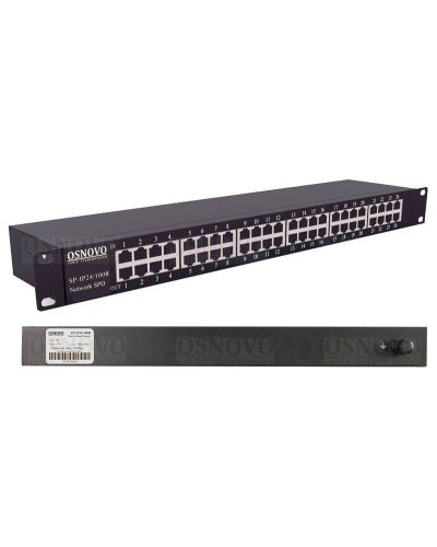 SP-IP24/100R. Устройство грозозащиты цепей Ethernet. OSNOVO в Омске