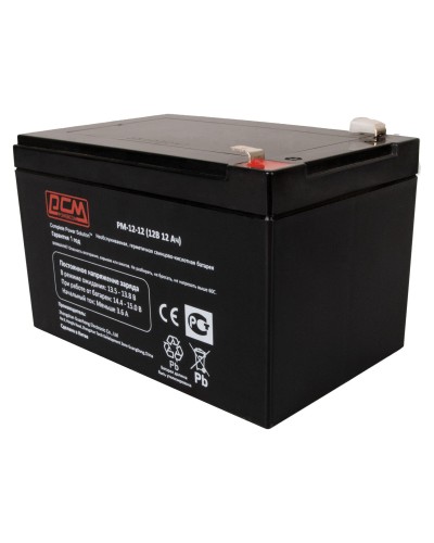 PM-12-12. Аккумулятор герметичный свинцово-кислотный. POWERCOM в Омске