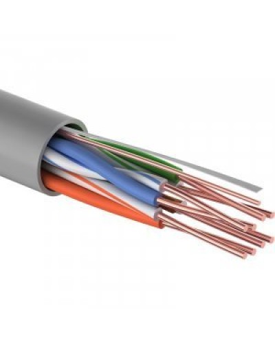 U/UTP Light, CAT 5, PVC, 4PR, 26AWG, омедненный INDOOR, SOLID, серый, 305м, PROconnect (01-0048-3). Кабель «витая пара» (LAN) для структурированных систем связи. PROCONNECT в Омске