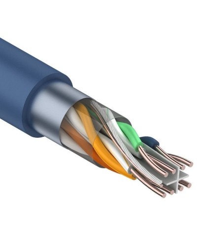 F/UTP, CAT 6, PVC, 4PR, 23AWG, омедненный INDOOR, SOLID, серый, 305м, PROconnect (01-0147-3). Кабель «витая пара» (LAN) для структурированных систем связи. PROCONNECT в Омске