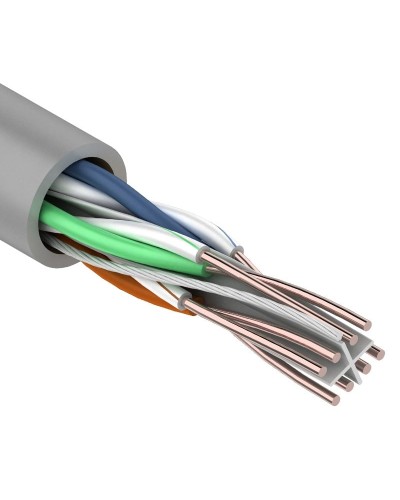 U/UTP 4PR 23AWG, CCA, CAT6, PVC, 305м. PROconnect (01-0047-3). Кабель «витая пара» (LAN) для структурированных систем связи. PROCONNECT в Омске