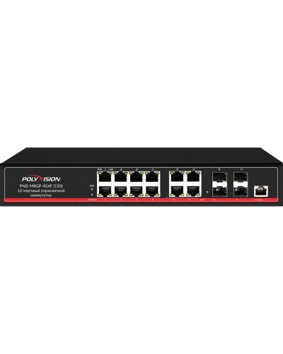 PND-M8GP-4G4F(150). Коммутатор управляемый оптический 12 портовый. Polyvision в Омске