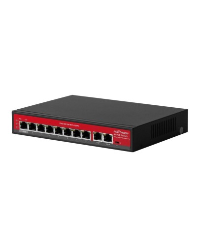 PND-08P-2M-BT1 (120W). Коммутатор AI 10-портовый с функцией PoE. Polyvision в Омске
