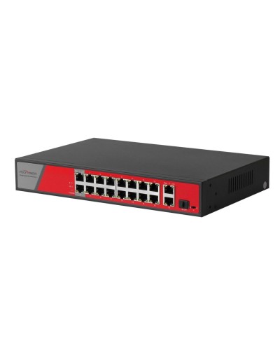 PND-16P-2G1F-BT2 (300W). Коммутатор гибридный 16+2+1 с PoE. Polyvision в Омске