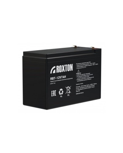 RBT-12V7AH. Аккумулятор герметичный свинцово-кислотный. ROXTON в Омске
