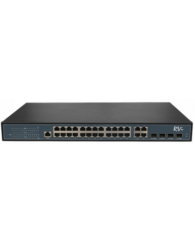 RVi-1NSM24G-4C. Коммутатор с питанием по PoE. RVi в Омске