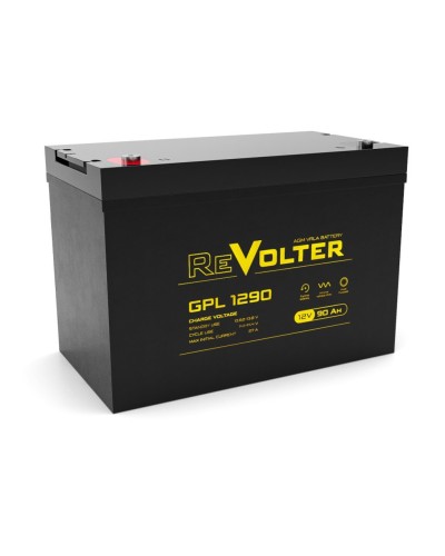 Revolter GPL 1290. Аккумулятор автомобильный герметичный свинцово-кислотный. Revolter в Омске