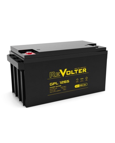 Revolter GPL 1265. Аккумулятор автомобильный герметичный свинцово-кислотный. Revolter в Омске