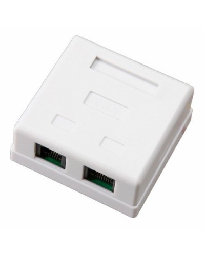Розетка комбинированная внешняя, UTP RJ-45(8P8C) + RJ-11(6P-4C) REXANT (03-0120): Розетка RJ-45 в Омске