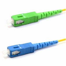 Патч-корд оптический переходной (SM), 9/125 (OS2), SC/APC-SC/UPC, (Simplex), LSZH, 3м REXANT (50-2052): Патч-корд оптический