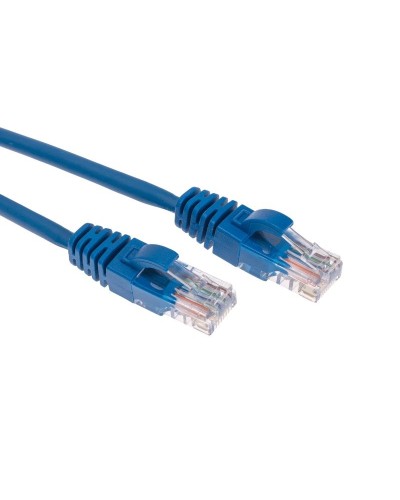 Патч-корд U/UTP, CAT 5e, RJ45-RJ45, 26AWG, LSZH, синий, 0,3м  REXANT (02-0104-03). Патч-корд UTP. Rexant в Омске