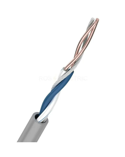 U/UTP, CAT 5e, PVC, 1PR, 24AWG, INDOOR, SOLID, серый, 305м REXANT (01-0002). Кабель «витая пара» (LAN) для структурированных систем связи. Rexant в Омске