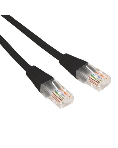 Патч-корд U/UTP CAT 6, RJ45-RJ45, 26AWG, LSZH, черный, 0.3м REXANT (02-0292-03). Патч-корд UTP. Rexant в Омске