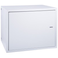 Шкаф телекоммуникационный 19 настенный антивандальный распашной 10U 600×500×500мм,(ШxГxВ) RAL 7035 (04-2253). Шкаф телекоммуникационный 19 настенный 10U. Rexant